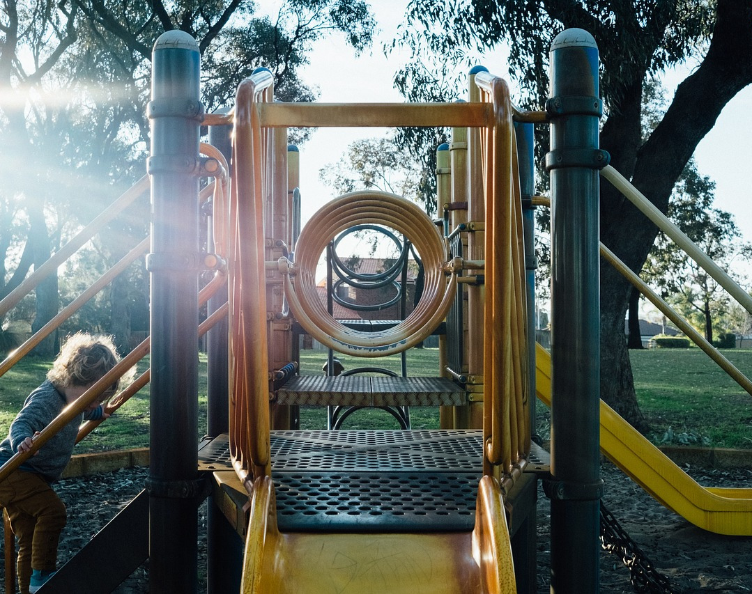 playground kids outdoor slide